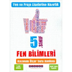 5.Sınıf Fen Bilimleri Kazanım Ölçer Soru Bankası (Kampanyalı) Platon Yayıncılık 2024 öncesi müfredat