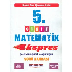 5.Sınıf Matematik Ekspres Soru Bankası Platon Yayıncılık 2024 öncesi müfredat