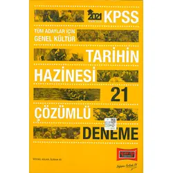 Yargı 2021 KPSS Tüm Adaylar İçin Tarihin Hazinesi Çözümlü 27 Deneme Sınavı
