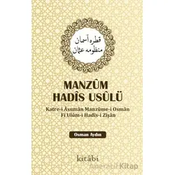 Manzum Hadis Usulü - Osman Aydın - Kitabi Yayınevi