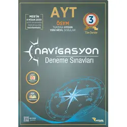 AYT Tüm Dersler Navigasyon Özel 3lü Deneme (Kampanyalı) Rasyonel Yayınları