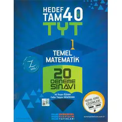 TYT Matematik Video Çözümlü 20li Deneme Sınavı (Kampanyalı) Evrensel İletişim