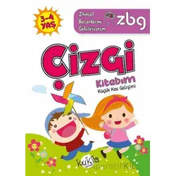 ZBG 3-4 Yaş Çizgi Kitabım - Zihinsel Becerilerimi Geliştiriyorum - Buçe Dayı - Kukla Yayınları