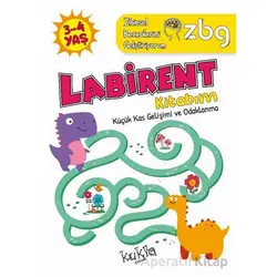ZBG 3-4 Yaş Labirent Kitabım - Zihinsel Becerilerimi Geliştiriyorum - Buçe Dayı - Kukla Yayınları