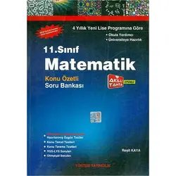 11.Sınıf Matematik Konu Özetli Soru Bankası (Kampanyalı) Yöntem Yayıncılık