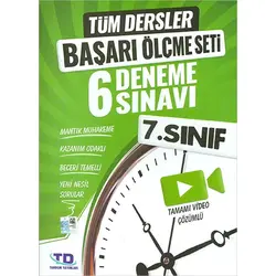 Tandem 7.Sınıf Tüm Dersler Başarı Ölçme Seti 6 Deneme Sınavı