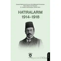 Hatıralarım 1914–1918 - Karekin Pastırmacıyan - Dorlion Yayınları