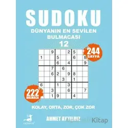 Sudoku - Dünyanın En Sevilen Bulmacası 12 - Ahmet Ayyıldız - Olimpos Yayınları