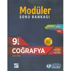Eğitim Vadisi 9.Sınıf Coğrafya Modüler Soru Bankası