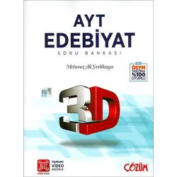 Çözüm AYT Edebiyat 3D Soru Bankası (Kampanyalı)