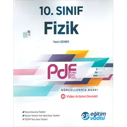 Eğitim Vadisi 10.Sınıf Fizik PDF Video Anlatım Destekli