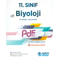 11.Sınıf Biyoloji Planlı Ders Föyü Eğitim Vadisi Yayınları
