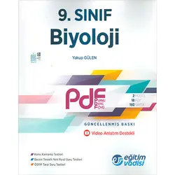 Eğitim Vadisi 9.Sınıf Biyoloji PDF Video Anlatım Destekli