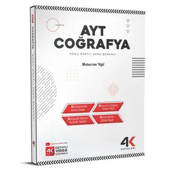 AYT Coğrafya Konu Özetli Soru Bankası 4K Yayınları