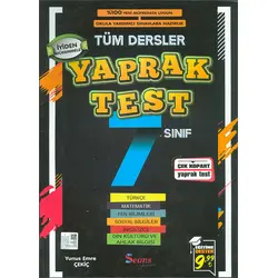 Seans 7.Sınıf Tüm Dersler Yaprak Test