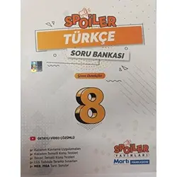 8. Sınıf Spoiler Türkçe Soru Bankası - Spoiler Yayınları