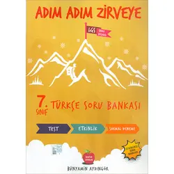 7.Sınıf Türkçe Adım Adım Zirveye Soru Bankası Newton Yayınları