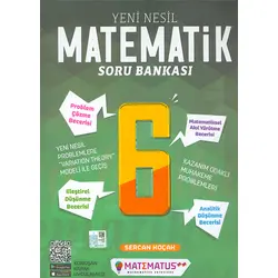 6. Sınıf Matematik Yeni Nesil Soru Bankası Matematus Yayınları