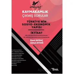 İmtiyaz Kaymakamlık Çıkmış Sorular Türkiyenin Sosyo-Ekonomik Yapısı Ktisat