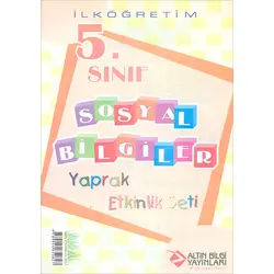 Altın Bilgi 5.Sınıf Sosyal Bilgiler Yaprak Testi 2010