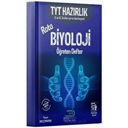 TYT Rota Biyoloji Öğreten Defter Tamamı Soru Altı Video Çözümlü Ders Market Yayınları