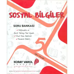 5.Sınıf Sosyal Bilgiler Soru Bankası Kampanyalı Koray Varol