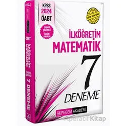 2024 KPSS ÖABT İlköğretim Matematik Öğretmenliği Tamamı Çözümlü 7 Deneme