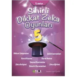 5. Seviye Sihirli Dikkat Zekâ Oyunları 5 (İlkokul) - Tacettin Kandemir - Fark Yayınları