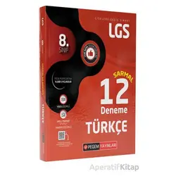 LGS 8.Sınıf Türkçe Sarmal 12 Deneme - Kolektif - Pegem Akademi Yayıncılık