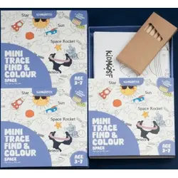 Mini Trace Find Colour Space Poster Kidmosfer