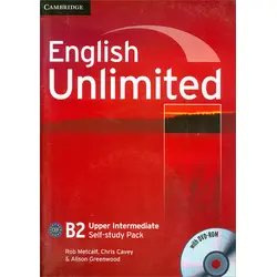 English Unlimited B2 Upper Intermediate Self-study Pack Cambridge University