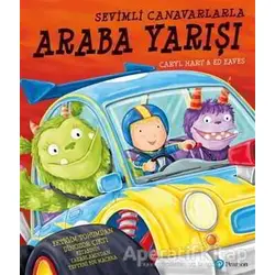 Sevimli Canavarlarla Araba Yarışı - Caryl Hart - Pearson Çocuk Kitapları