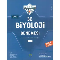 TYT Iceberg 36 Biyoloji Denemesi Okyanus Yayıncılık