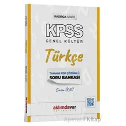 KPSS Türkçe Kasırga Soru Bankası Çözümlü Aklımdavar Yayıncılık