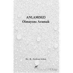 Anlam(sız) Olmayanı Aramak - M. Furkan Erbay - Paradigma Akademi Yayınları