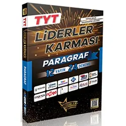 Liderler Karması Yayınları 2024 Model TYT Paragraf Denemeleri