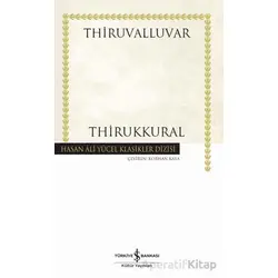 Thirukkural - Thiruvalluvar - İş Bankası Kültür Yayınları
