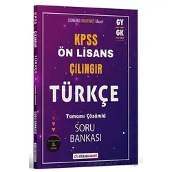 2024 KPSS Ön Lisans Çilingir Türkçe Tamamı Çözümlü Soru Bankası - Kolektif - Dijital Hoca