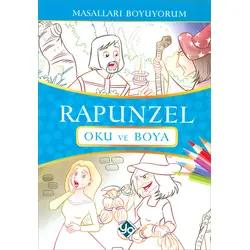 Masalları Boyuyorum Rapunzel Kitabı Burhan Yayınları