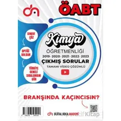 ÖABT Kimya Öğretmenliği Son Beş Yıl Çıkmış Sorular Tamamı Video Çözümlü - Kolektif - Dijital Hoca