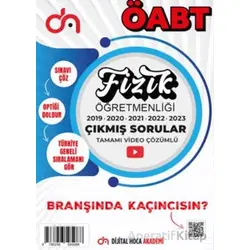ÖABT Fizik Öğretmenliği Son Beş Yıl Çıkmış Sorular Tamamı Video Çözümlü - Kolektif - Dijital Hoca