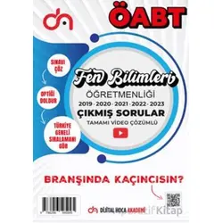 ÖABT Fen Bilimleri Öğretmenliği Son Beş Yıl Çıkmış Sorular Tamamı Video Çözümlü