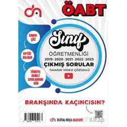 ÖABT Sınıf Öğretmenliği Son Beş Yıl Çıkmış Sorular Tamamı Video Çözümlü - Kolektif - Dijital Hoca