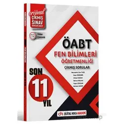 ÖABT Fen Bilimleri Son 11 Yıl Orijinal Çıkmış Sınav Soruları - Kolektif - Dijital Hoca