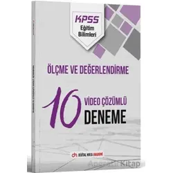 KPSS Eğitim Bilimleri Ölçme ve Değerlendirme Çözümlü 10 Deneme - Kolektif - Dijital Hoca
