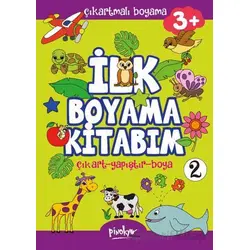 Çıkartmalı İlk Boyama Kitabım - 2 (3+ Yaş) - Buçe Dayı - Pinokyo Yayınları