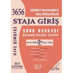 SMMM Staja Giriş Soru Bankası 2024 - Devrim Ergün - Derin Yayınları