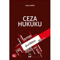 Ceza Hukuku Genel Hükümler - Hakan Hakeri - Adalet Yayınevi
