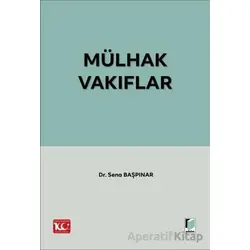 Mülhak Vakıflar - Sena Başpınar - Adalet Yayınevi