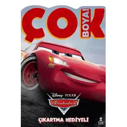 Dısney Arabalar Çok Boya! Çıkartmalı Dev Boyama Kitabı - Kolektif - Doğan Çocuk